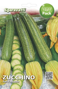 SEMI PER ORTAGGI E VEGETALI zucchino S.Pasquale- 20 pezzi  - SGARAVATTI