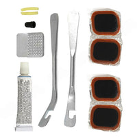 KIT RIPARAZIONE BICICLETTE set 12 pezzi  - HIT