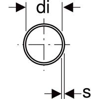 TUBO GEBERIT PP-HTS A 1 BICCHIERE DM 50 - 50 cm - 20 pezzi - GEBERIT