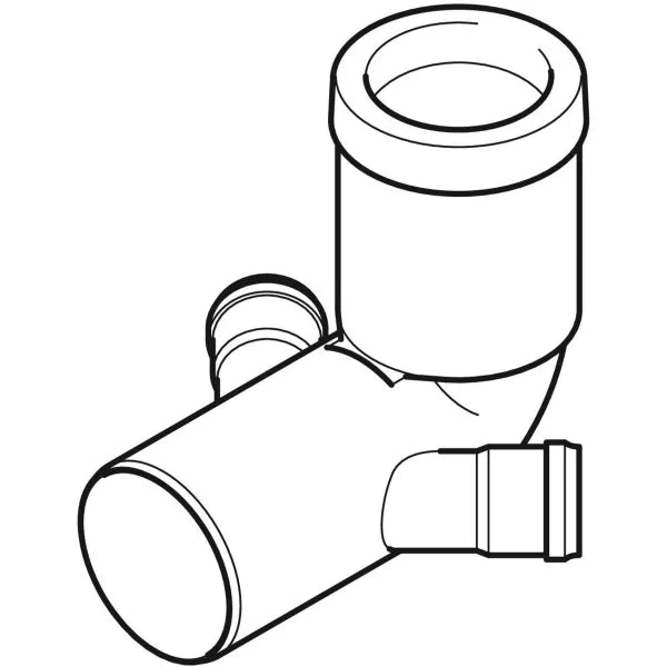 CURVA PER WC A PAVIMENTO CON DUE ATTACCHI GEBERIT - DM 110-50 - 10 pezzi - GEBERIT