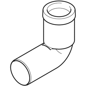 CURVA PER WC A PAVIMENTO CON MANICOTTO PROLUNGATO GEBERIT - DM 110 - 15 pezzi - GEBERIT