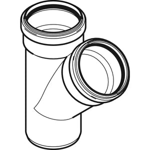 BRAGA RIDOTTA PP-HTS GEBERIT - DM 110-40 45  ° - 20 pezzi - GEBERIT