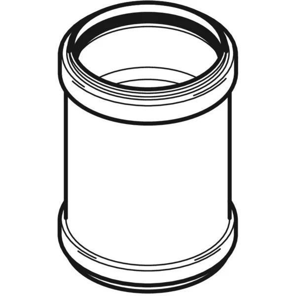 MANICOTTO DOPPIO BICCHIERE SCORREVOLE PP-HTS - DM 50 - 20 pezzi - GEBERIT