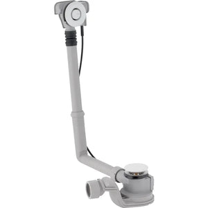 Sifone colonna vasca da bagno Geberit con comando a pulsante PushControl, d52, lunghezza 26 cm, con accessori di completamento