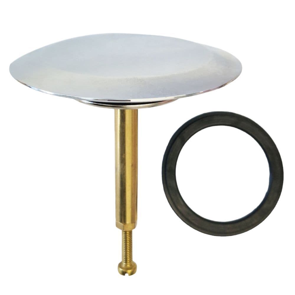 TAPPO di scarico PILETTA PER COLONNA VASCA da bagno Cromato GEBERIT