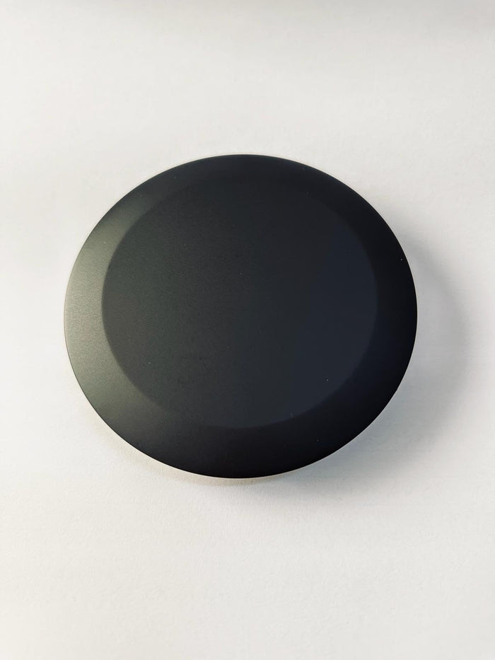 Tappo per piletta Geberit foro da 90, per sifone doccia, colore nero opaco