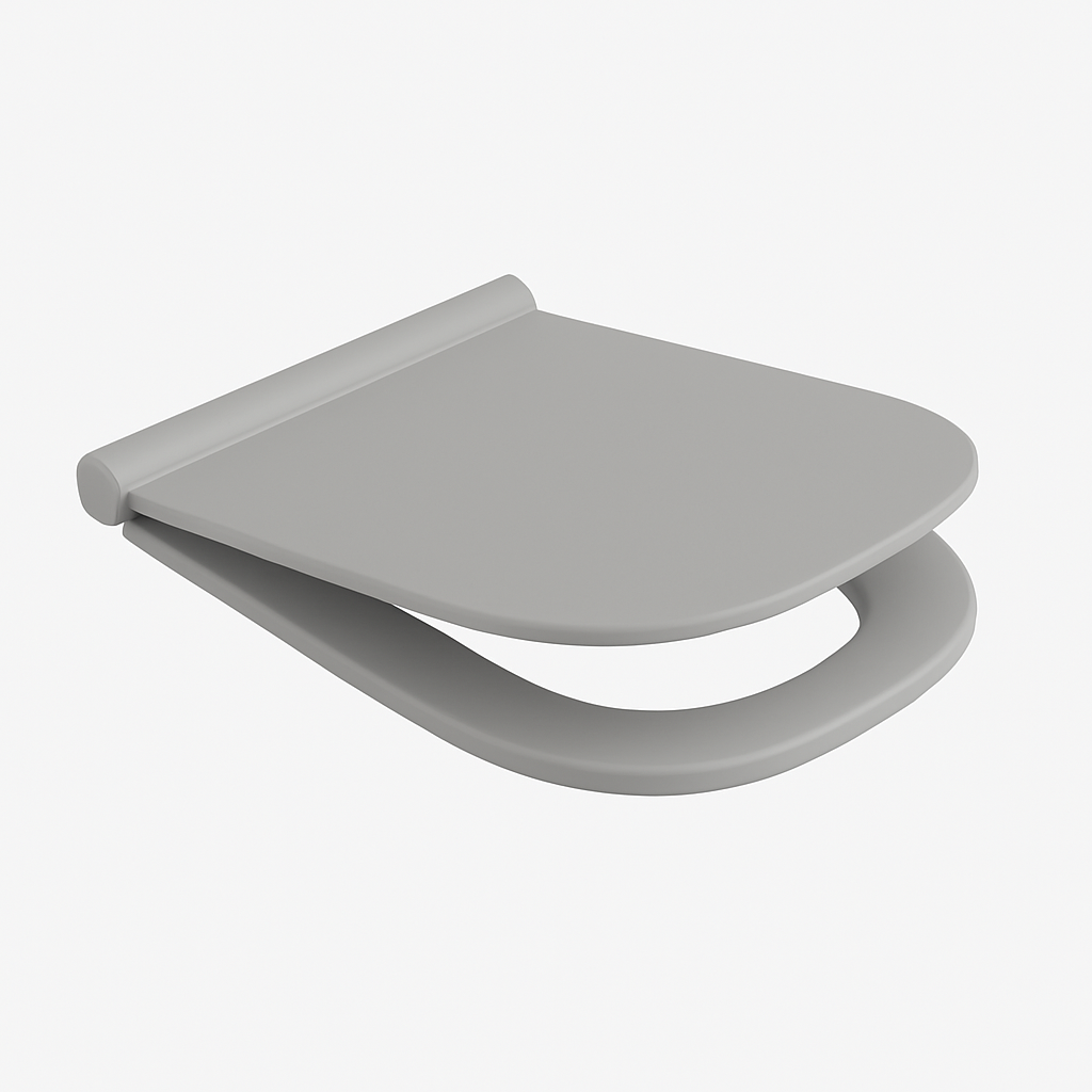 SEDILE WC IN TERMOINDURENTE ALBA SOFT CLOSING- Grigio Cemento- DOLOM- pezzi 1