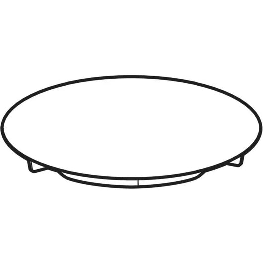 Tappo per piletta Geberit foro da 90, per sifone doccia cromo satinato