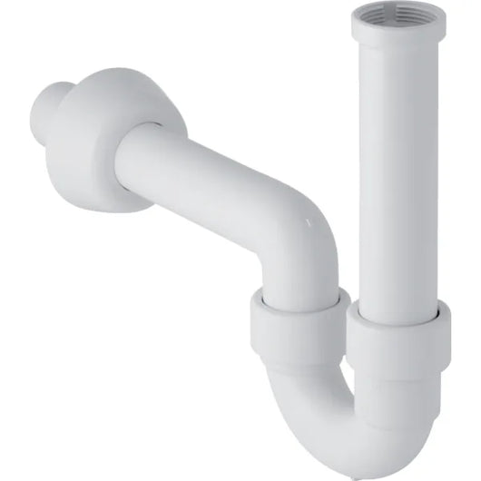 Sifone curvo Geberit per lavabo e bidet, scarico orizzontale Ø 40 x 11/4 bianco