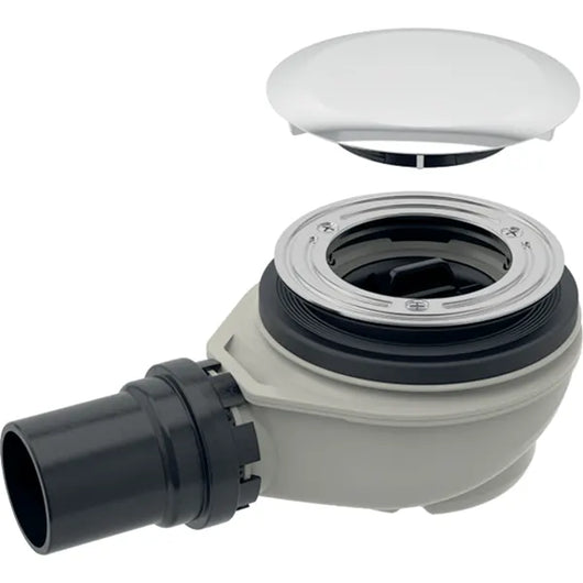 SIFONE PILETTA PER PIATTO DOCCIA FORO 90 CON PIATTELLO  Uscita Ø 40 H 7,8 GEBERIT