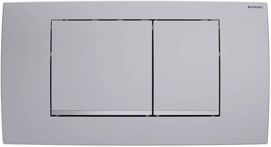 PLACCA DI COMANDO TWIN LINE30 DOPPIO TASTO CROMO OPACO GEBERIT 115.899.JQ.1