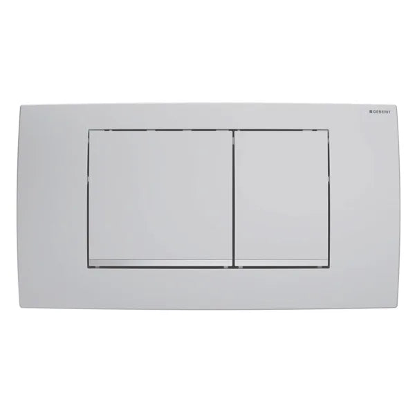 PLACCA DI COMANDO TWIN LINE30 DOPPIO TASTO CROMO OPACO GEBERIT 115.899.JQ.1