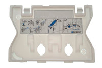 PLACCA DI PROTEZIONE SIGMA 8  Doppio scarico GEBERIT 242.418.00.1