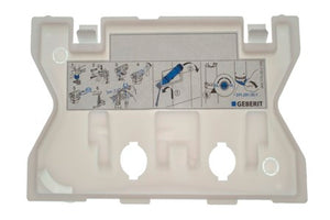 PLACCA DI PROTEZIONE SIGMA 8  Doppio scarico GEBERIT 242.418.00.1