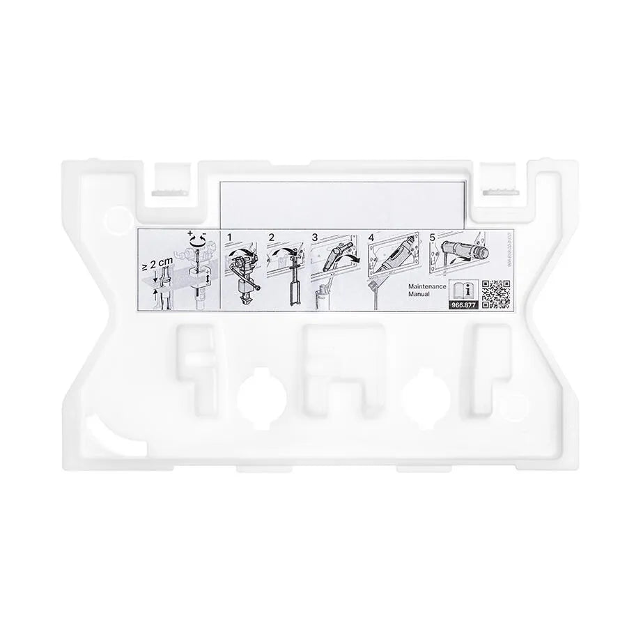 PLACCA DI PROTEZIONE SIGMA 8  Doppio scarico GEBERIT 242.418.00.1
