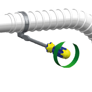 SIFONE SALVA SPAZIO PER LAVABO DISABILE Scarico Ø 32 LIRA