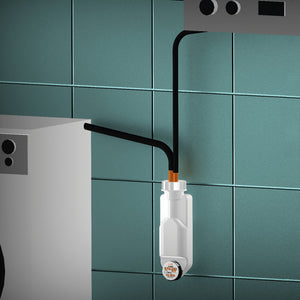 SIFONE SALVASPAZIO ISPEZIONABILE CLIMA CON DOPPIO ATTACCO Caldaie Lavatrici lavastoviglie lira