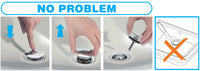Piletta Bagno click clack con tappo chiusura “no problem”