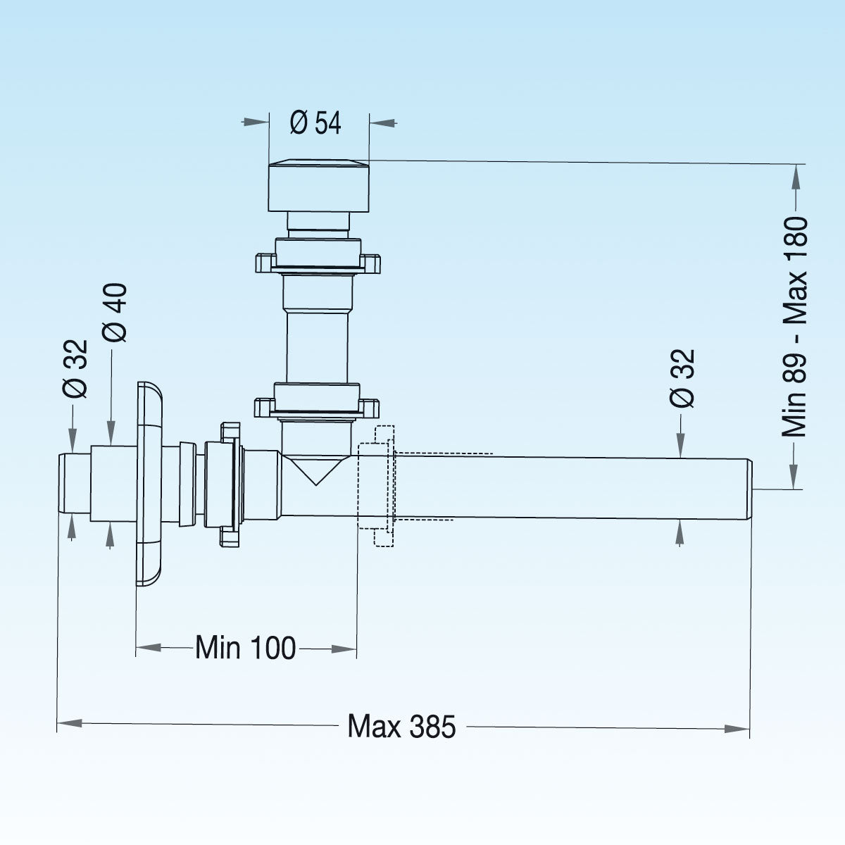 VALVOLA AUTOMATICA GLU GLU STOP PER BAGNO ANTIRIFLUSSO E ANTI RODITORE LIRA