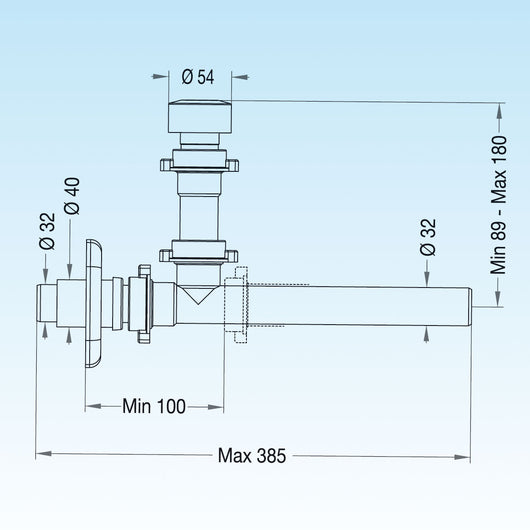 VALVOLA AUTOMATICA GLU GLU STOP PER BAGNO ANTIRIFLUSSO E ANTI RODITORE LIRA