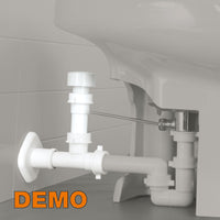 VALVOLA AUTOMATICA GLU GLU STOP PER BAGNO ANTIRIFLUSSO E ANTI RODITORE LIRA