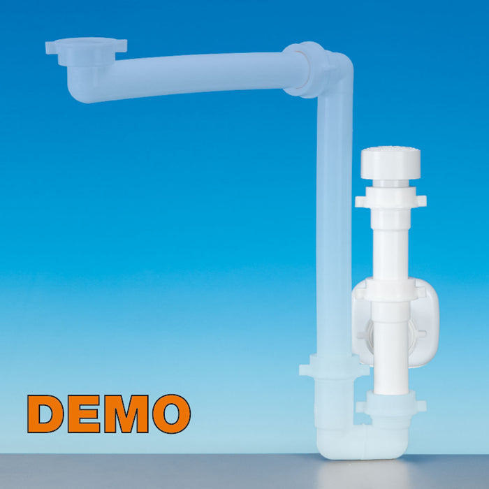 VALVOLA AUTOMATICA GLU GLU STOP PER BAGNO ANTIRIFLUSSO E ANTI RODITORE LIRA