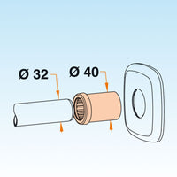 VALVOLA AUTOMATICA GLU GLU STOP PER BAGNO ANTIRIFLUSSO E ANTI RODITORE LIRA