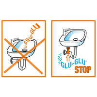 VALVOLA AUTOMATICA GLU GLU STOP PER BAGNO ANTIRIFLUSSO E ANTI RODITORE LIRA