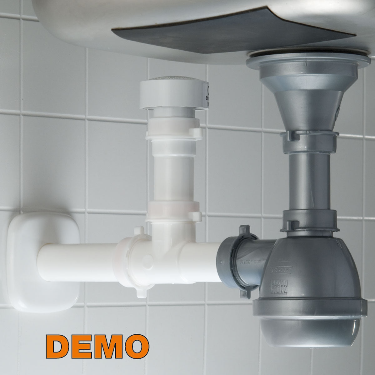 VALVOLA AUTOMATICA GLU GLU STOP PER CUCINA ANTIRIFLUSSO E ANTI RODITORE LIRA Ø40