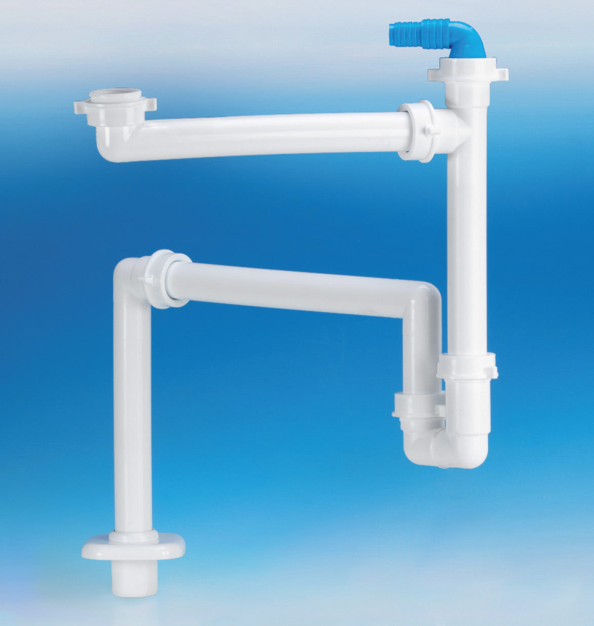 SIFONE SALVASPAZIO PER LAVABO DISASSATO 1 - 11/4 D. 32-40 mm LIRA