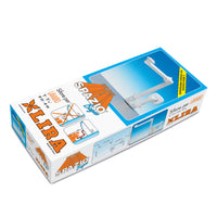 SIFONE SALVASPAZIO PER LAVABO CON raccordo e portagomma 1 - 11/4 D. 32-40 mm LIRA