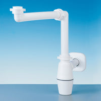 SIFONE SALVASPAZIO A BOTTIGLIA PER LAVABO Bianco LIRA