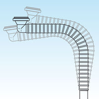 SIFONE PER LAVABO Spazio 1 Disabili con griglia non tappabile 40 mm lira