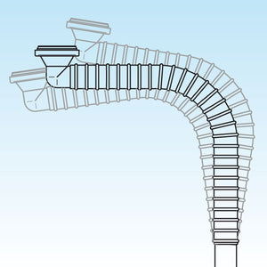 SIFONE PER LAVABO Spazio 1 Disabili con griglia non tappabile 40 mm lira