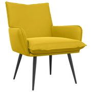 Poltrona Giallo Velluto 42047730