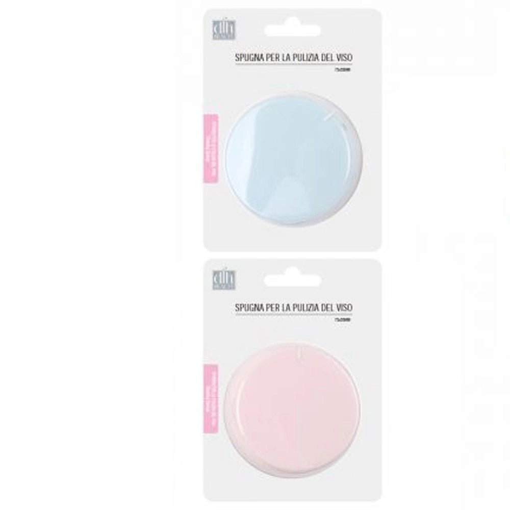 Trade Shop - 4pz Spugne Detergenti Per Pulizia Viso Make Up Dischetti Struccanti Morbidi 75mm -