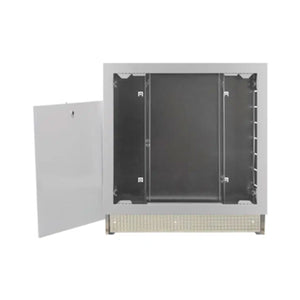 CASSETTA DI ISPEZIONE IN METALLO ZINCATO REGOLABILE PER COLLETTORI - DIM:500X660X90MM - PROFONDITÀ REGOLABILE DA 90MM A 140MM  - TIM