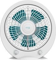 Ventilatore a soffitto Quadrato Box Fan EnergySilence 4500 Power Box - 45W - Diametro 12 Pollici - 5 Pale - 3 Velocità - Timer 1 ora - Cestello rotante - Massima sicurezza Ventilatore a soffitto