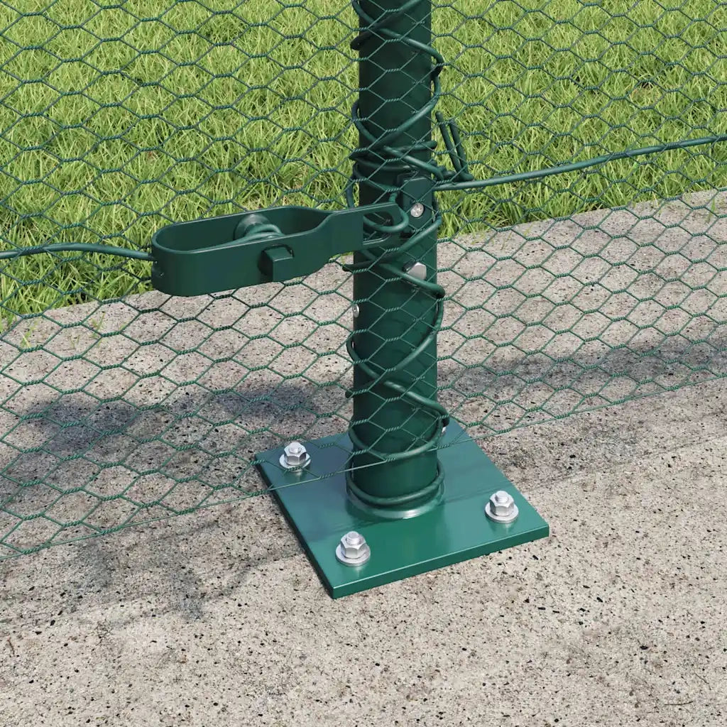 Palo della recinzione Verde 100 x 0,4 m (maglia di 13 mm)