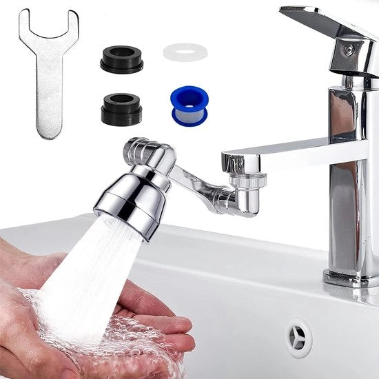 Estensione di Coda Rotativa 1080° Con 3 Modalità di Scarico Acqua per Cucina e Bagno
