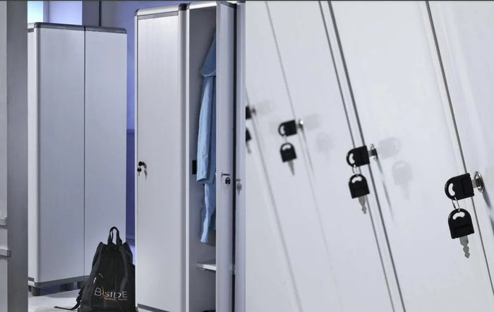 ARMADIO SPOGLIATOIO SPORCO/PULITO 'EASY' cm 59x39x175h - GAROFALO