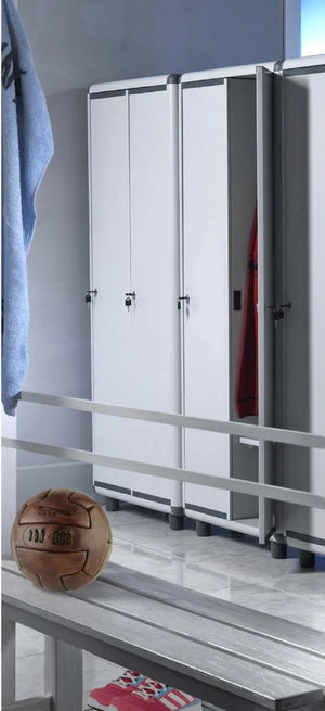 ARMADIO SPOGLIATOIO 'EASY' 2 posti  72x39x175h cm  GAROFALO