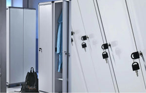 ARMADIO SPOGLIATOIO 'EASY' 2 posti  72x39x175h cm  GAROFALO