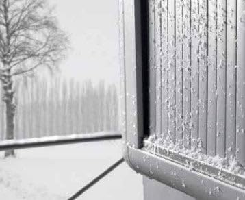 ARMADIO COPRICALDAIA CON SERRANDA 'HIMALAYA' 58,7x38,5x100h Col. Bianco GAROFALO