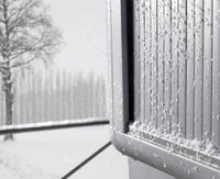 ARMADIO COPRICALDAIA CON SERRANDA 'HIMALAYA' 58,7x38,5x100h Col. Bianco GAROFALO