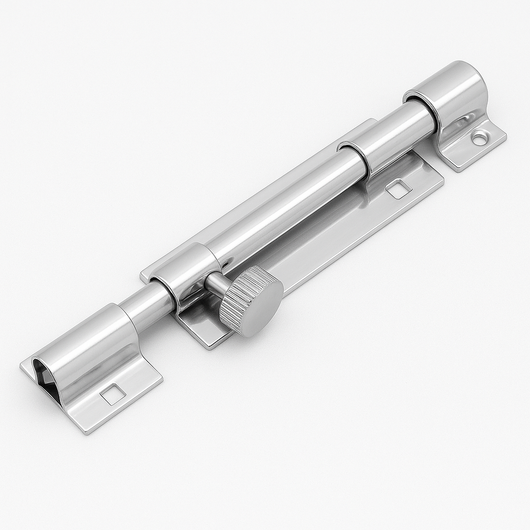 CATENACCIOLO A CANNONE IN OTTONE 80 MM CROMO- 10,0 pz