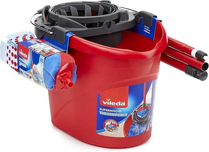 SUPERMOCIO 3ACTION COMPLETO MANICO INTERO pulizia lavapavimenti