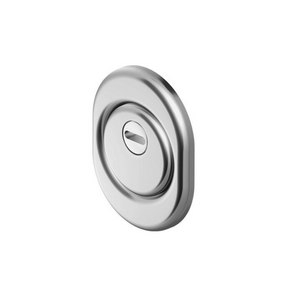 DEFENDER ANTITRAPANO PER SERRATURE h.25 mm - Ã? mm. 50 cromo satinato