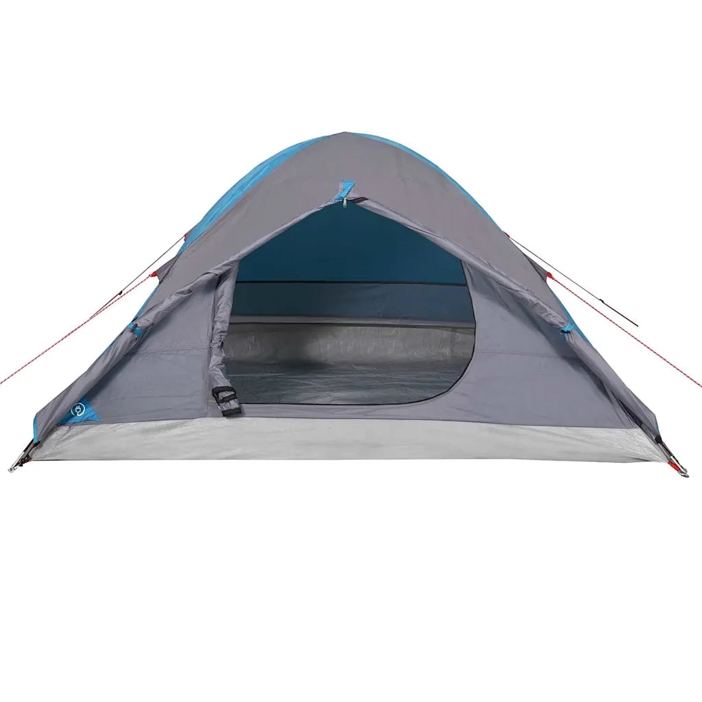 Tenda da Campeggio a Cupola per 4 Persone Blu Impermeabile 94647