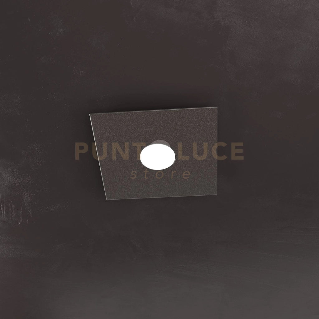 ECCENTRIC APPLIQUE-PLAFONIERA 1 LUCE MARRONE 1156-1L-MA